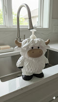 Highland Cow B&BW Soap Holder
