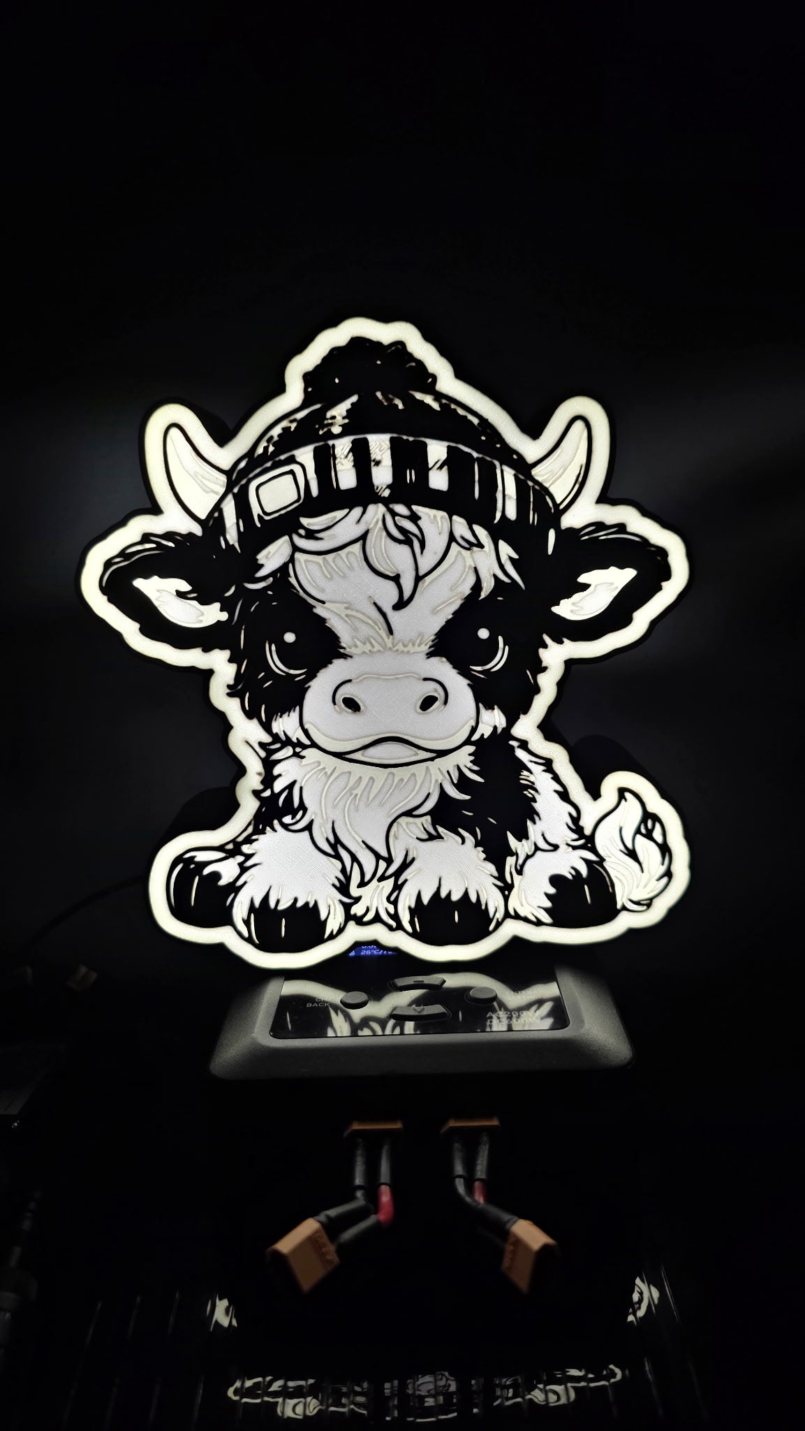 Highland Cow Light Box