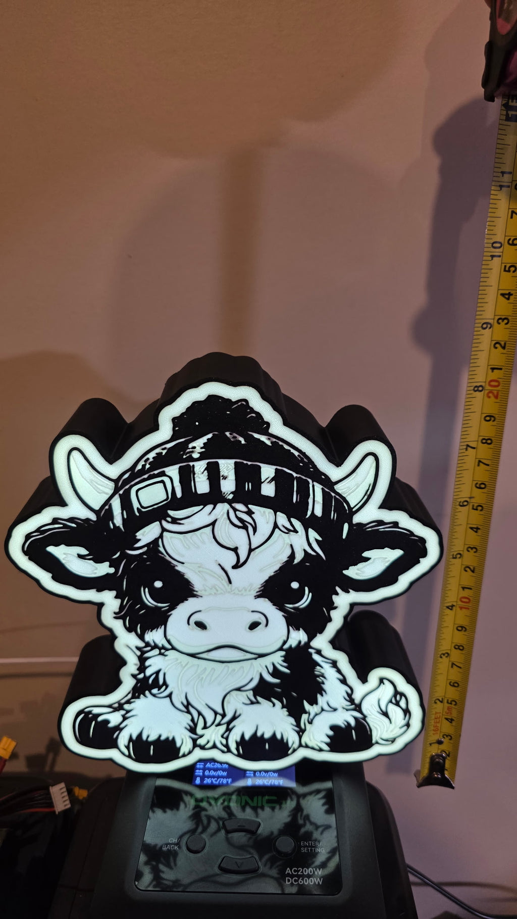 Highland Cow Light Box
