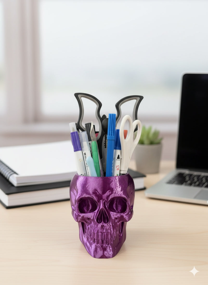 Skull Pen Holder