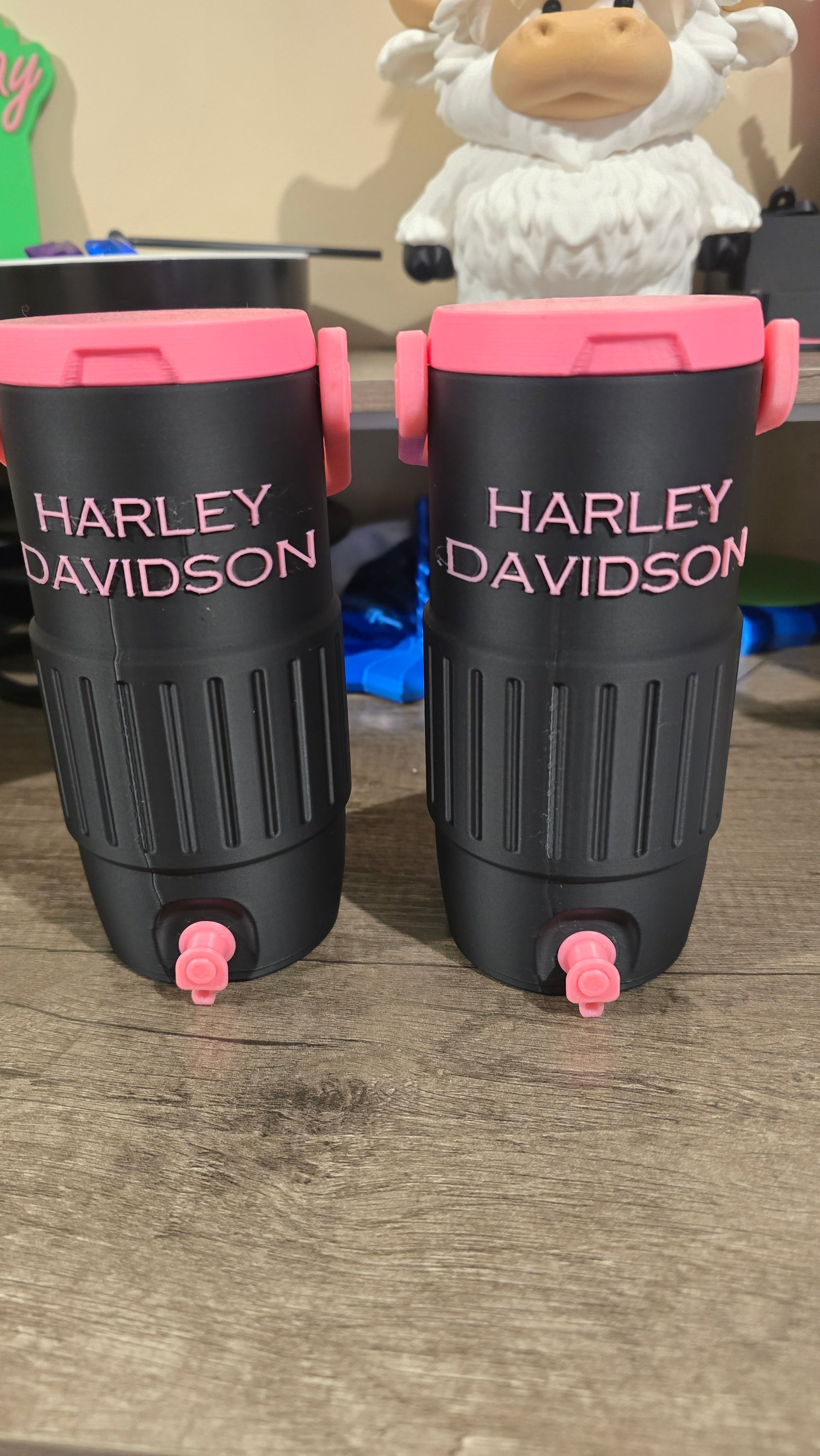 Harley davidson 12 oz slim can koozies