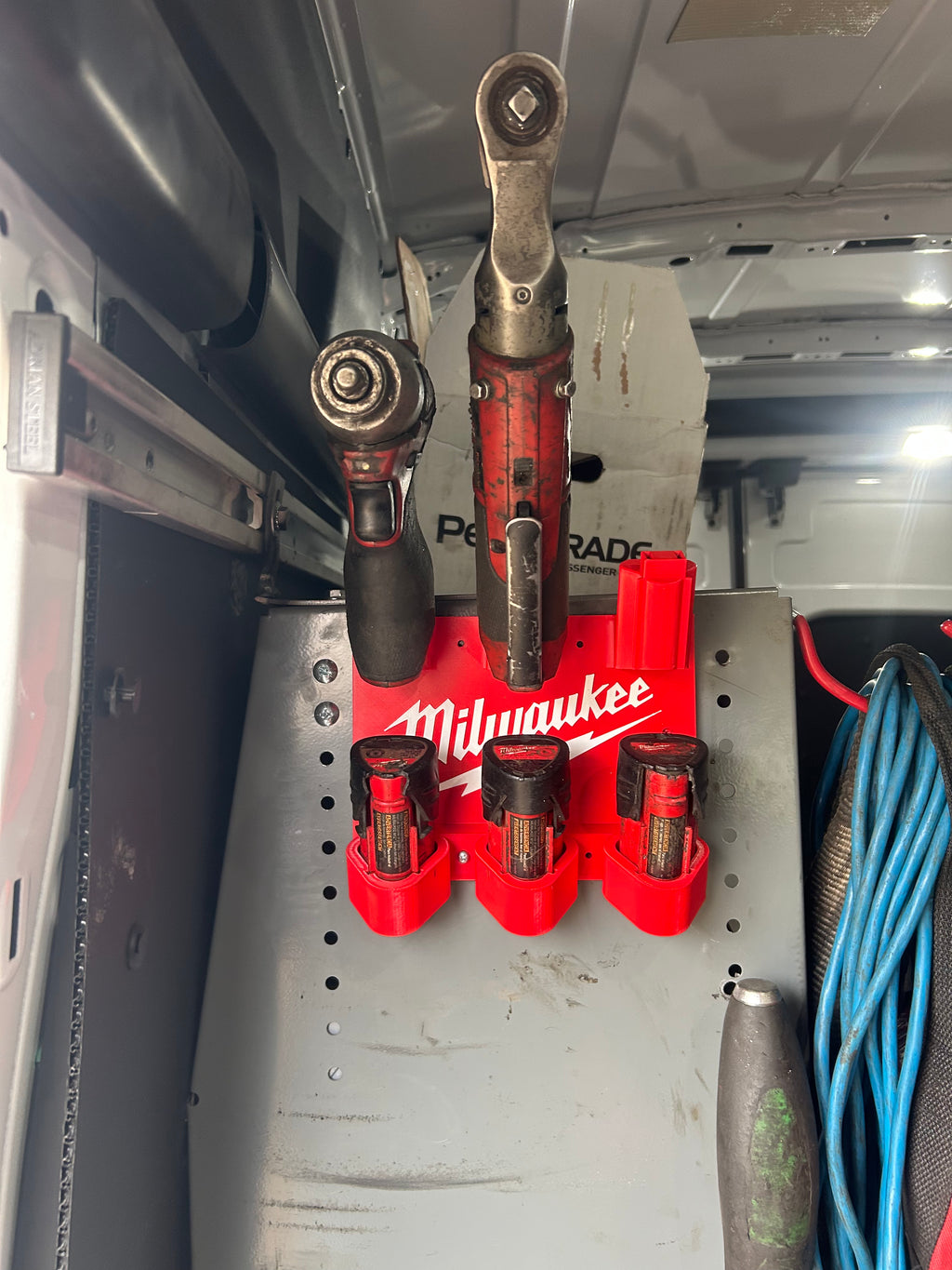 Milwaukee tool Holder made with Pet G filament.