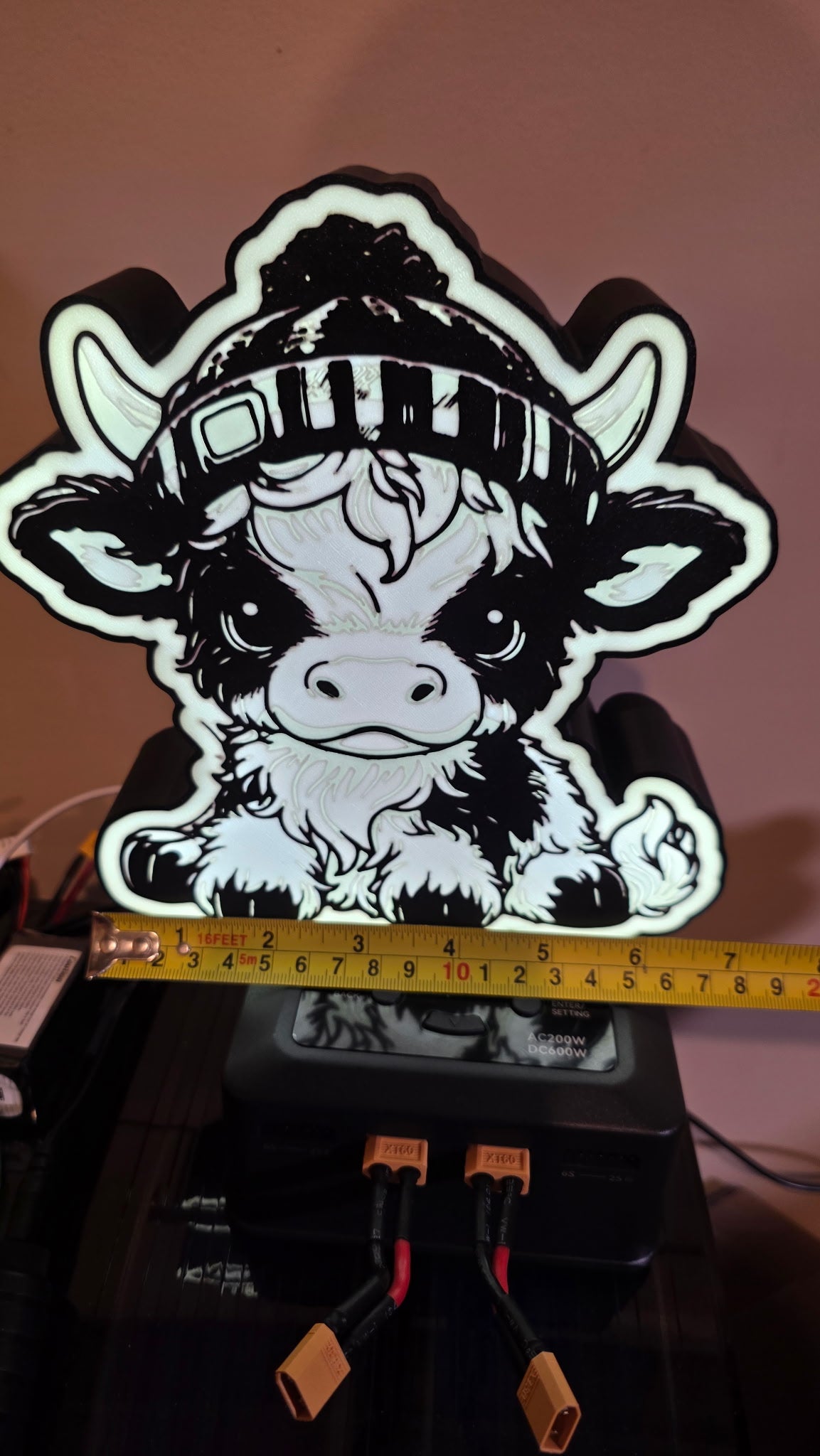 Highland Cow Light Box