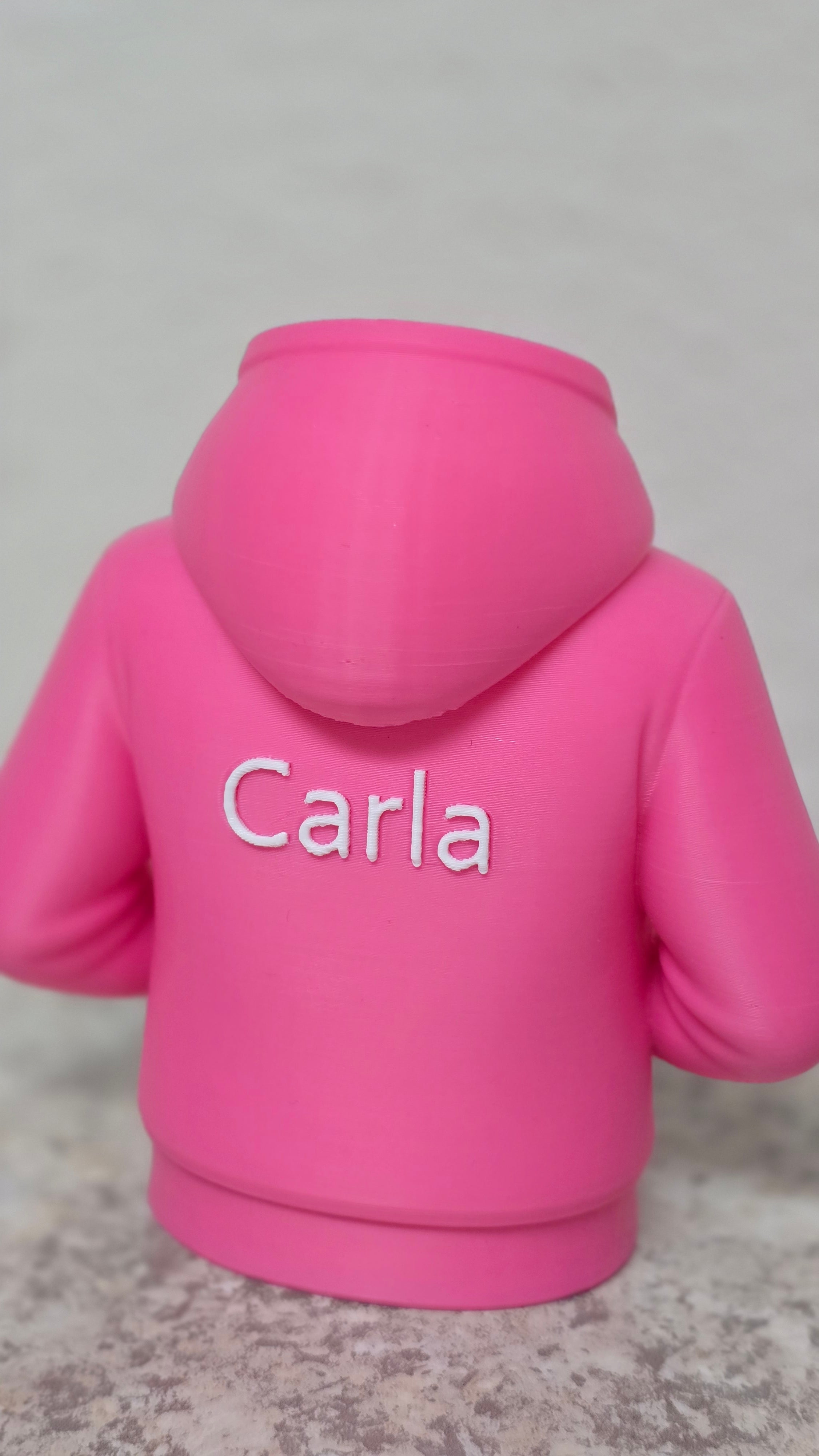 Custom Pink Hoodie Pen Holder