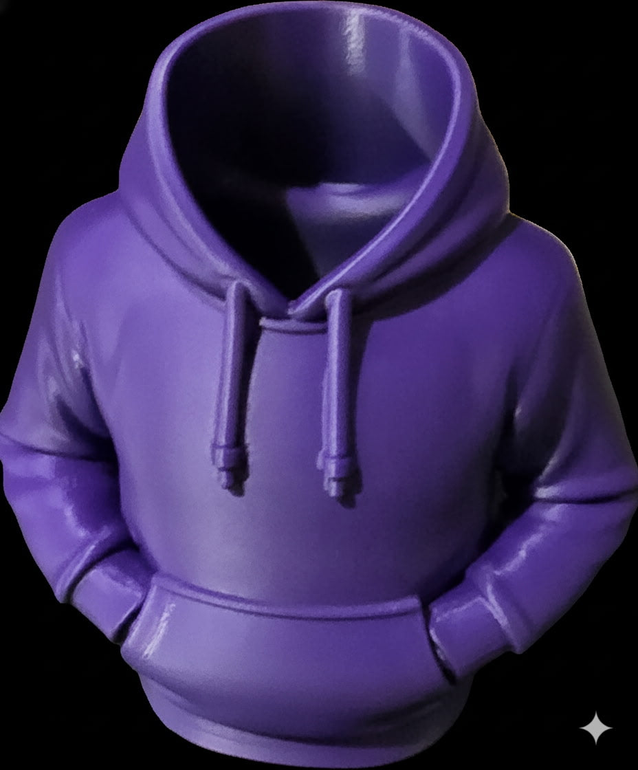 Purple Hoodie Pen Holder